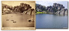Paul Horsted > H.R. Locke view of Sylvan Lake and the hotel built there about 1890. The hotel burned down in the 1930's. Level of lake has also risen since then, submerging rocks visible at right in old image. Historic image courtesy Adams Museum & House.    ©Paul Horsted, All Rights Reserved.
